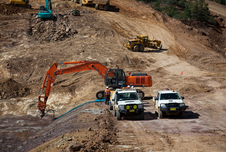 Saddle dam foundation preparation