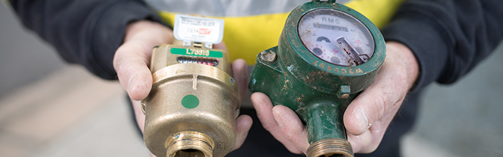 Water metre replacement