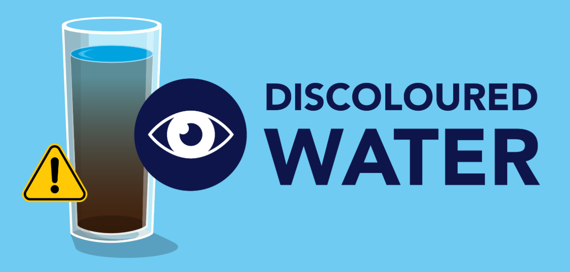 discoloured water