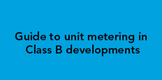 Class b developments water metering guide button