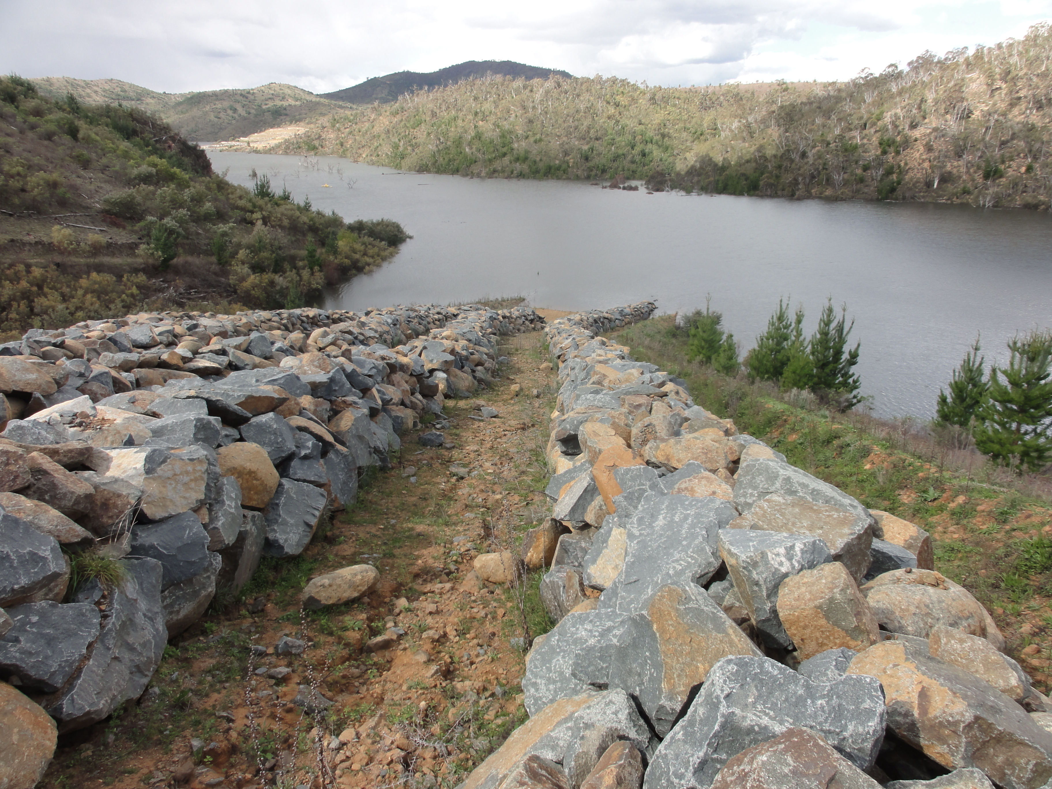 trail leading to river