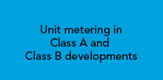 unit metering class a and b button