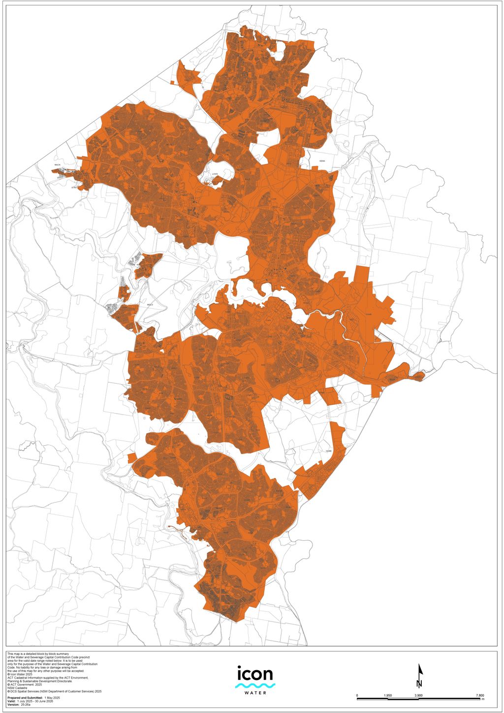 Is your development within the shaded area in this map?